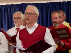 Group of men singing
